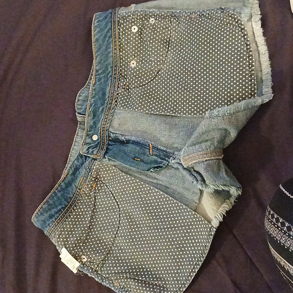 Lei Ashley lowrise bluejean shorts size 7 juniors - Picture 14 of 16